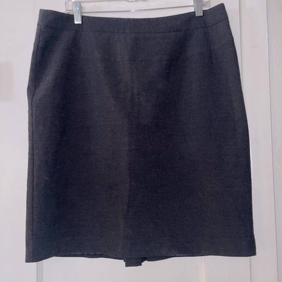 Worthington Works Stretch Separates Charcoal Grey Pencil Skirt - Size 14 - Picture 6 of 8